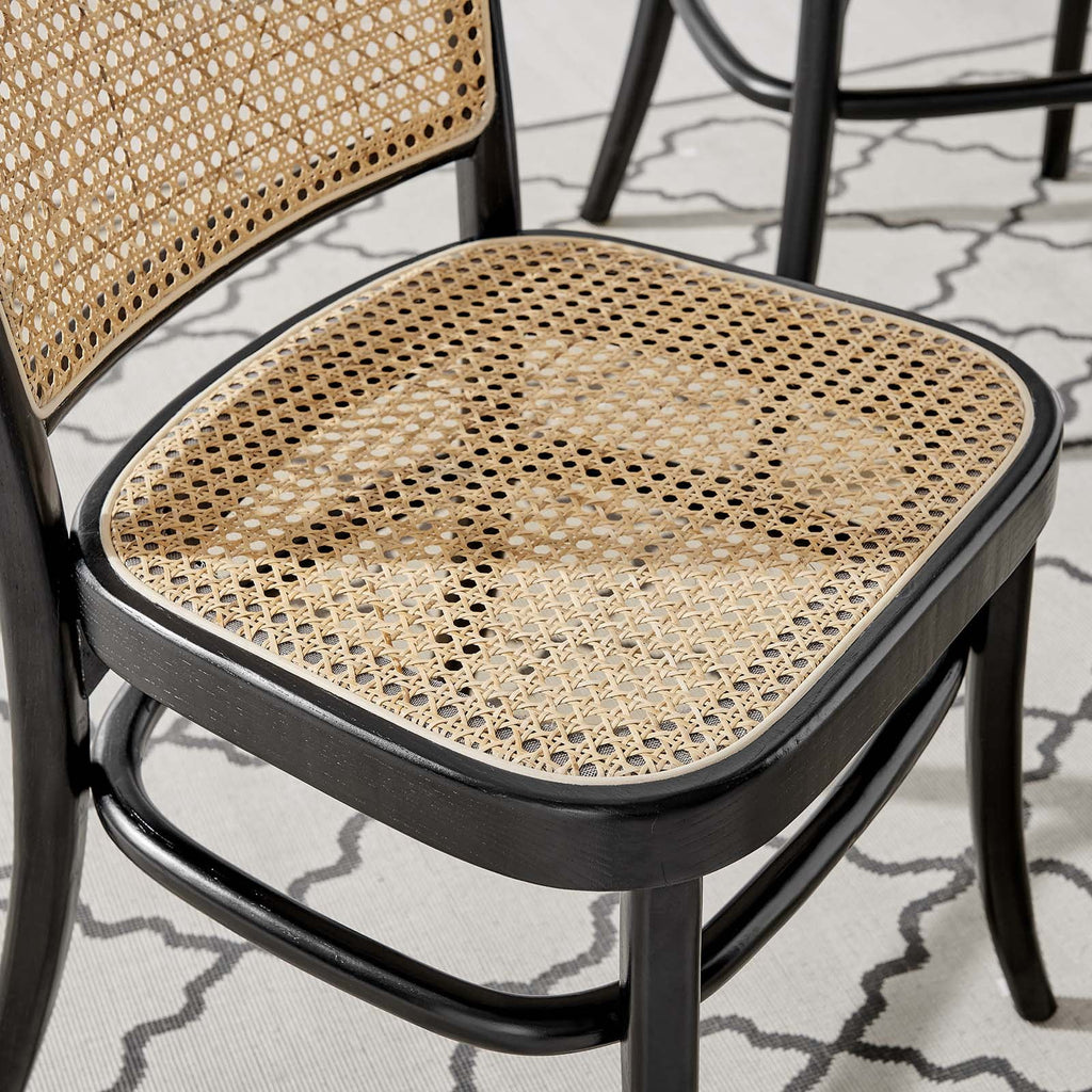 Black Wood Dining Side Chair M104822