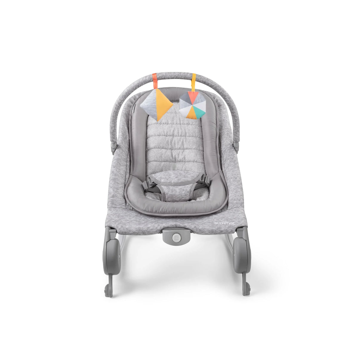2-in-1 Baby Bouncer & Rocker, Light Gray Tweed V159522