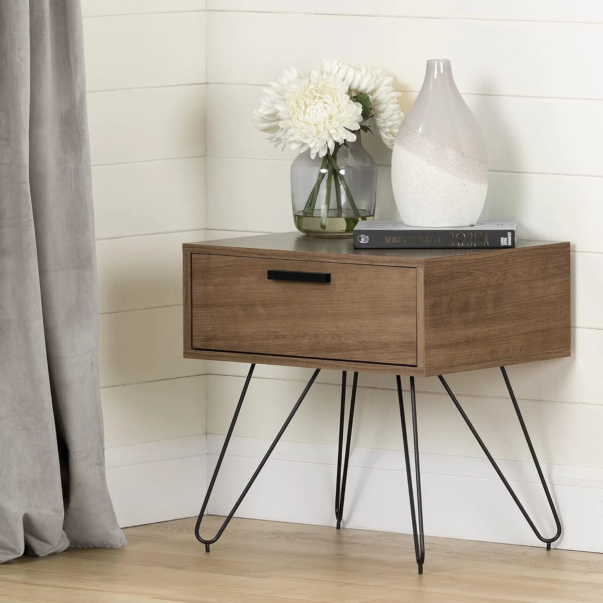 Dark Wood End Table S322680