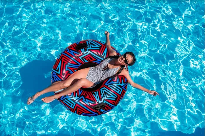 Inflatable Snow Tube with Reinforced Handles W917