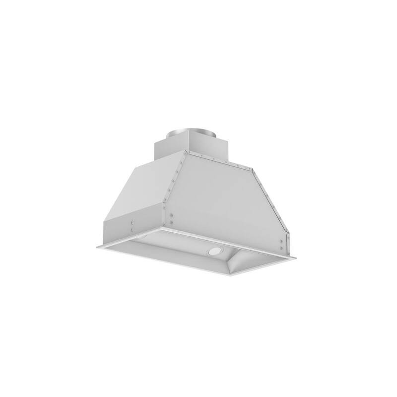 28 in. 700 CFM Ducted Range Hood Insert with Remote Blower in Stainless Steel F53130