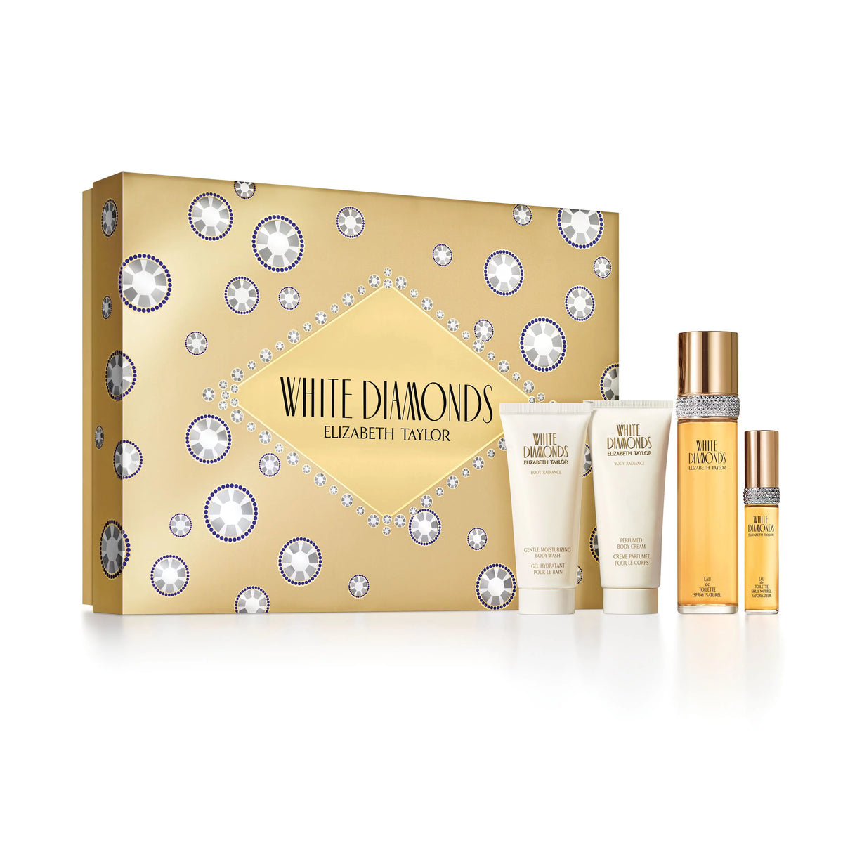White Diamonds Fragrance Gift Set 4 piece G500