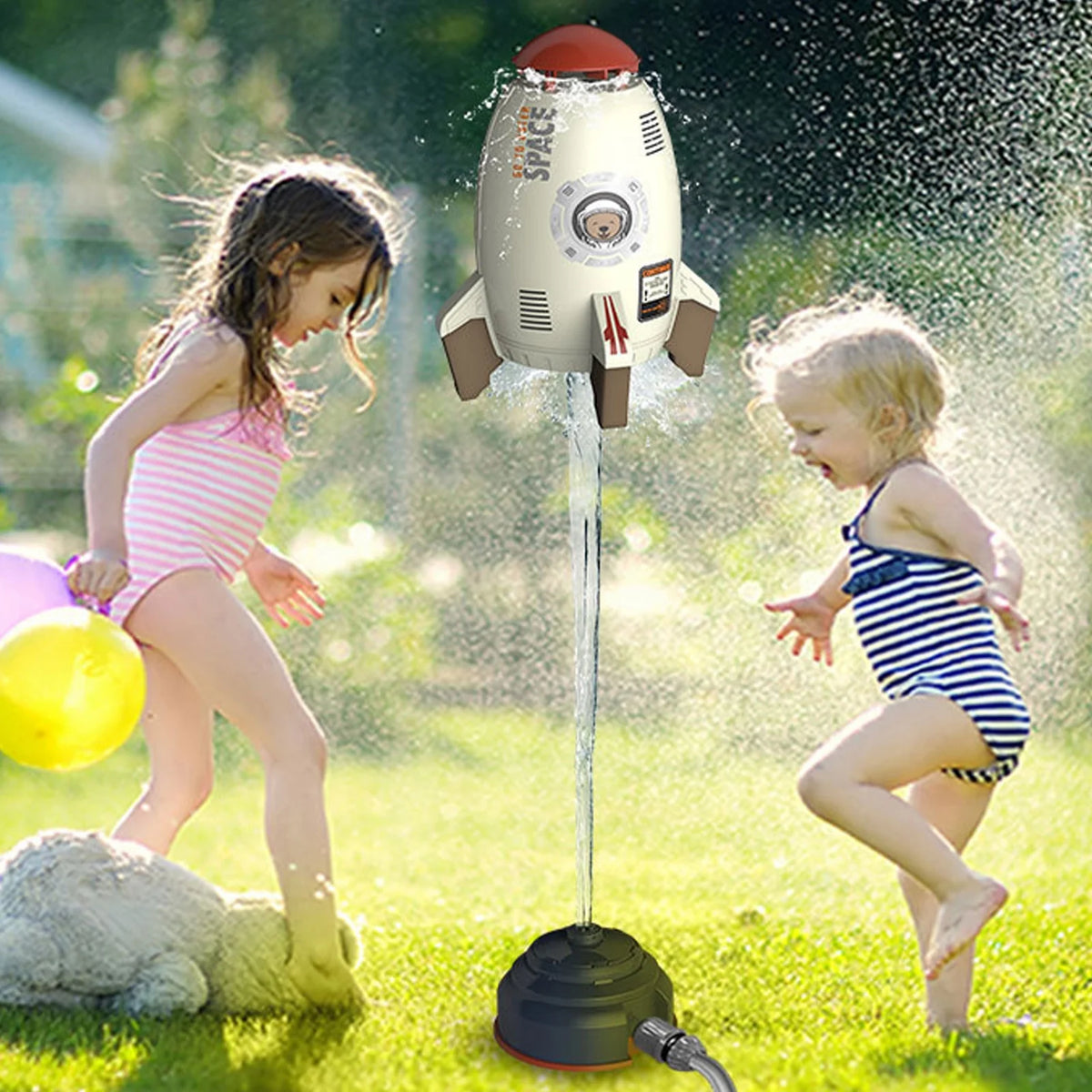 Rocket Launcher Toys Outdoor Water Pressure Sprinkler D7064