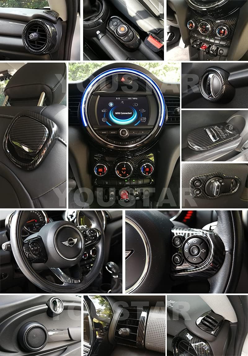 Carbon Effect Dash Air Vent Cover Trims Pack of 2 N59889
