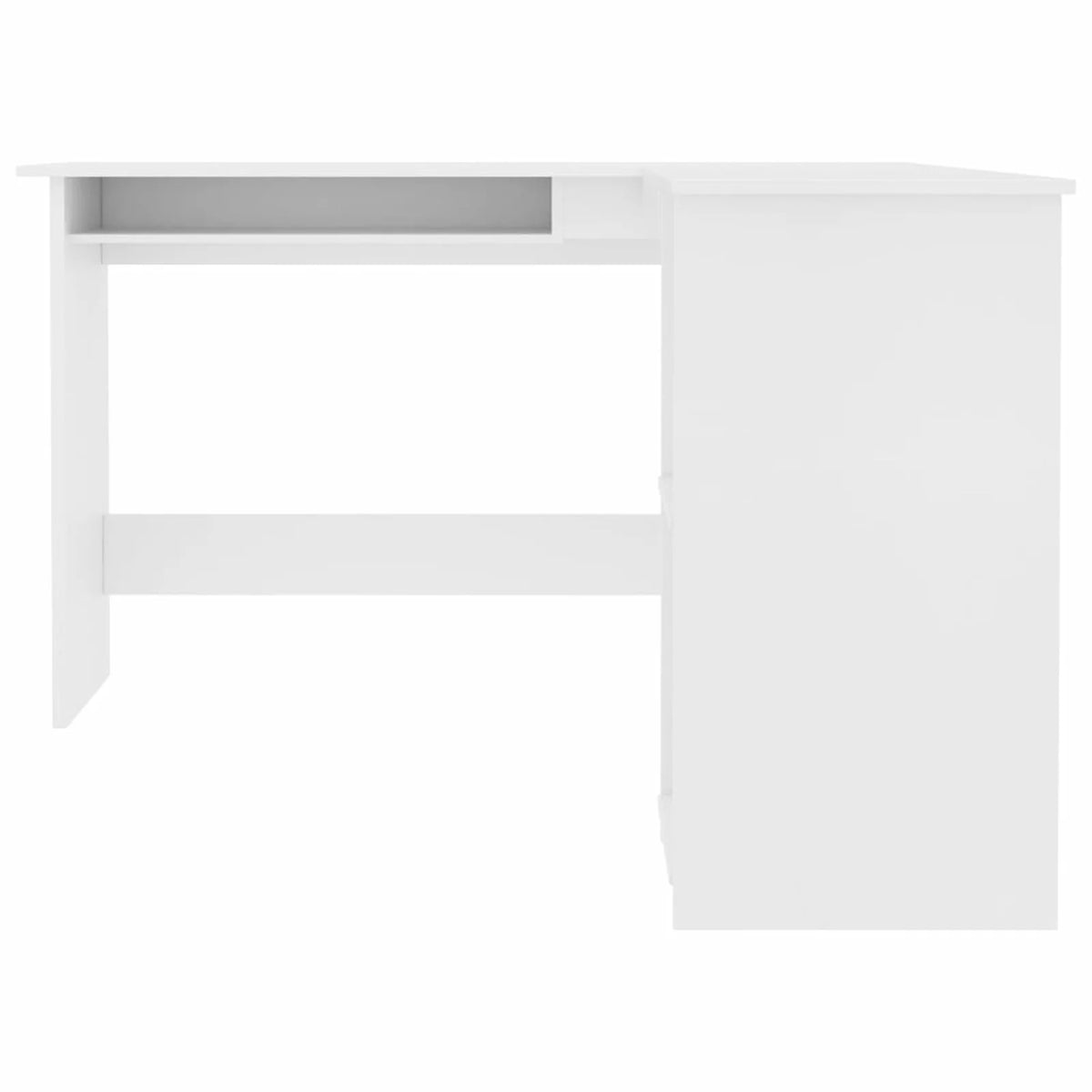 White L-Shaped Corner Desk J58548