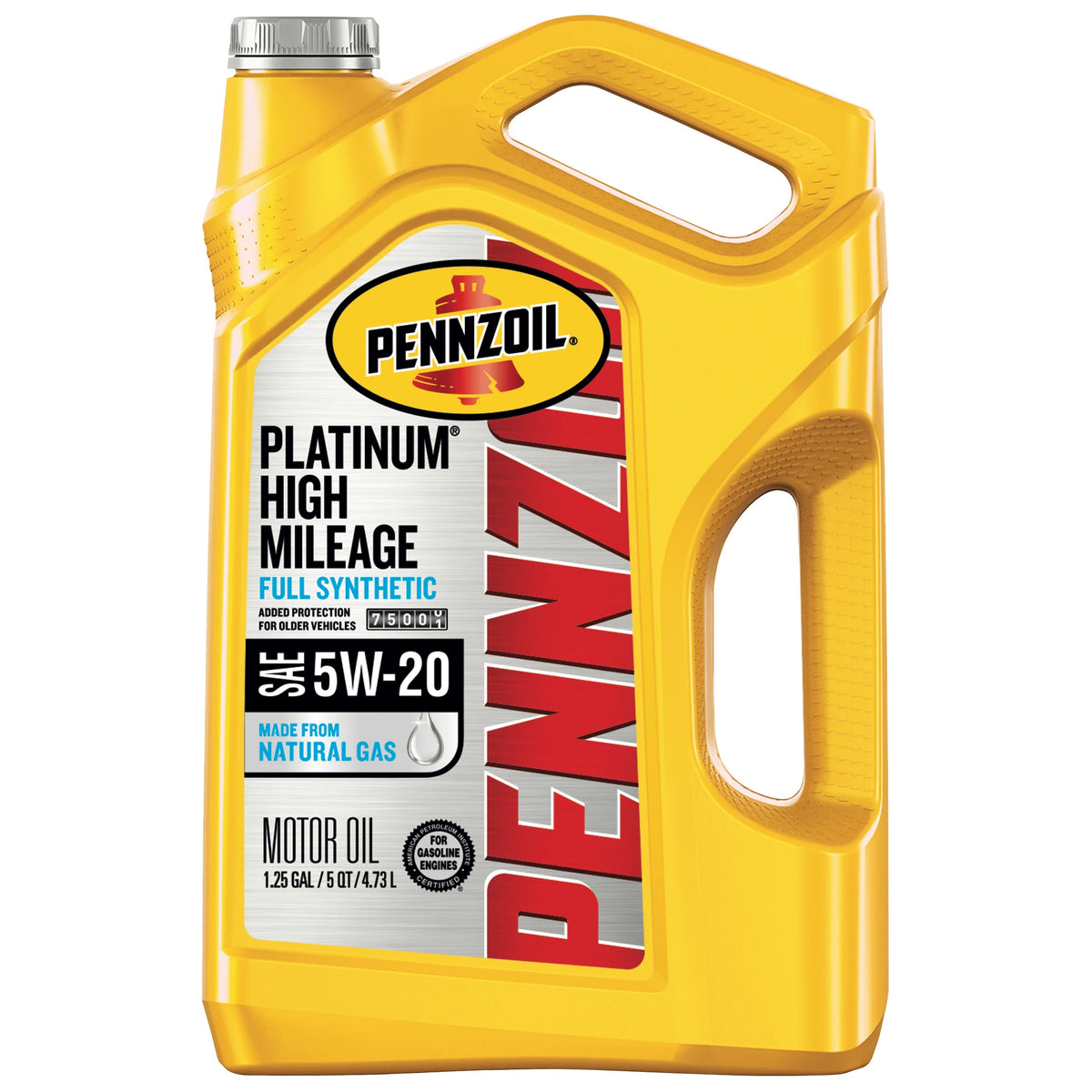 Full Synthetic High Mileage 5W-20 Motor Oil, 5 Quart X670141