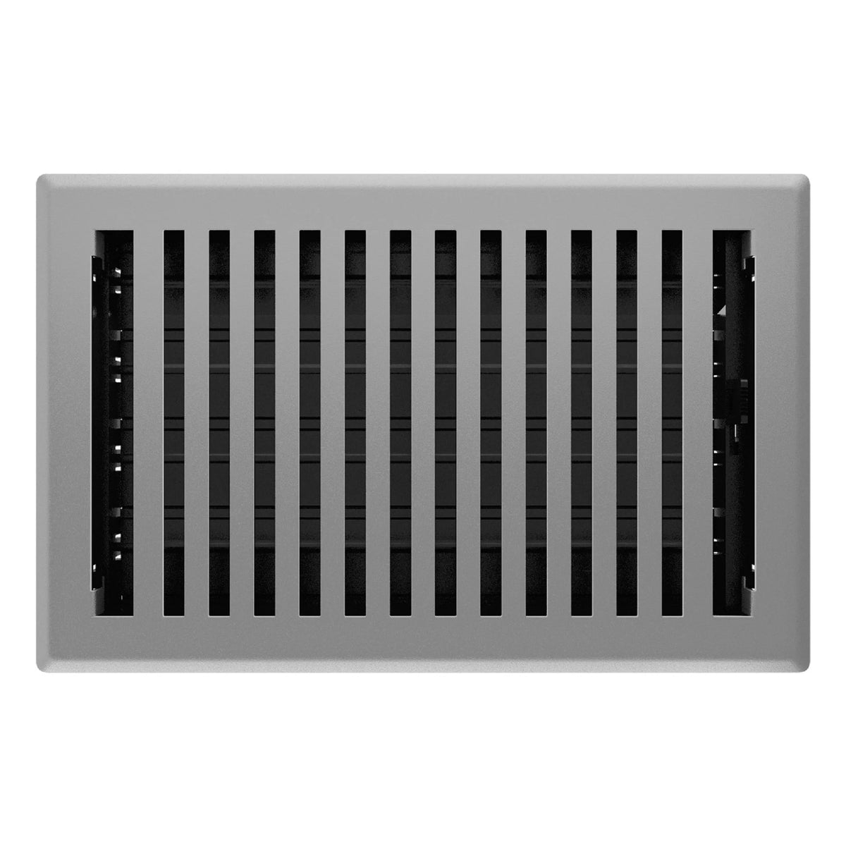 Grey Granite Metal Rectangular Air Floor Register 2 Pack Q780582