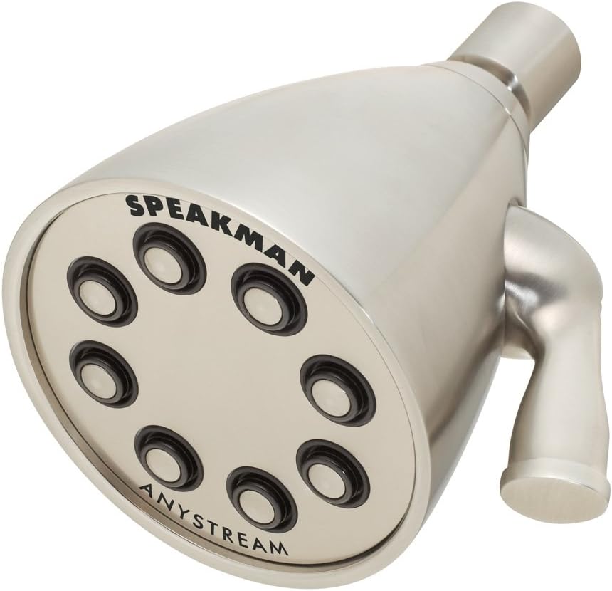 Polished Chrome Adjustable Solid Brass Shower Head W26300