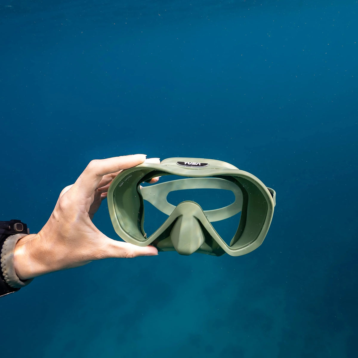 Gunmetal Scuba Diving Mask P869