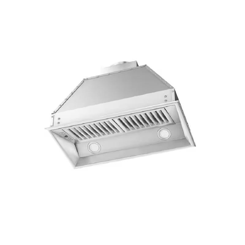 28 in. 700 CFM Ducted Range Hood Insert with Remote Blower in Stainless Steel F53130