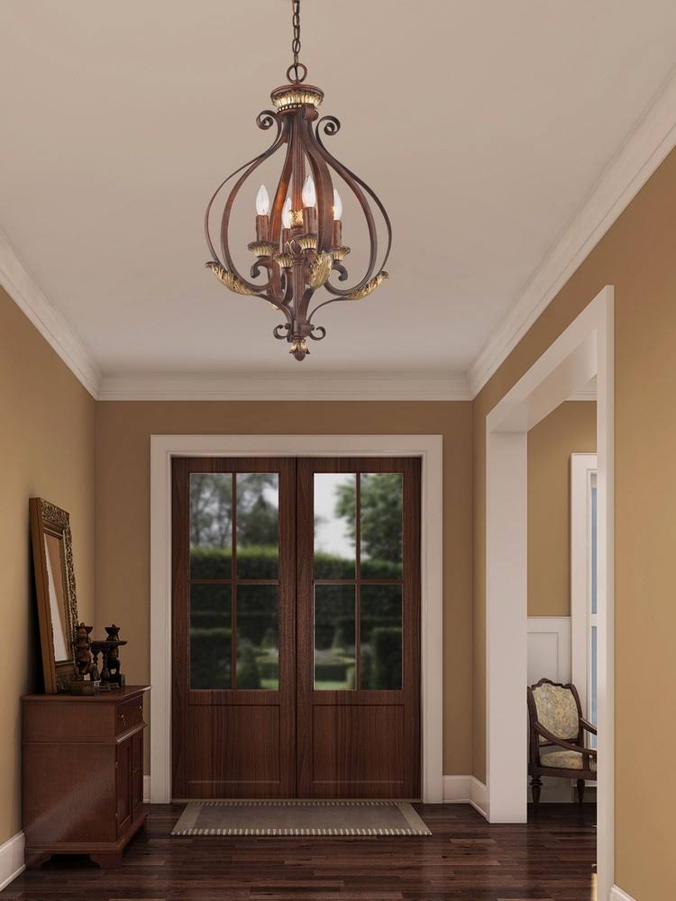 Bronze 4 Light Foyer F41667