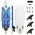 Non-Slip Surfing Board With Removable Fins & Leash V551021