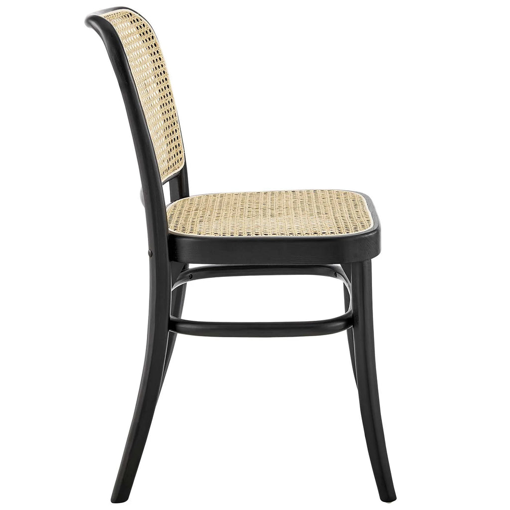Black Wood Dining Side Chair M104822