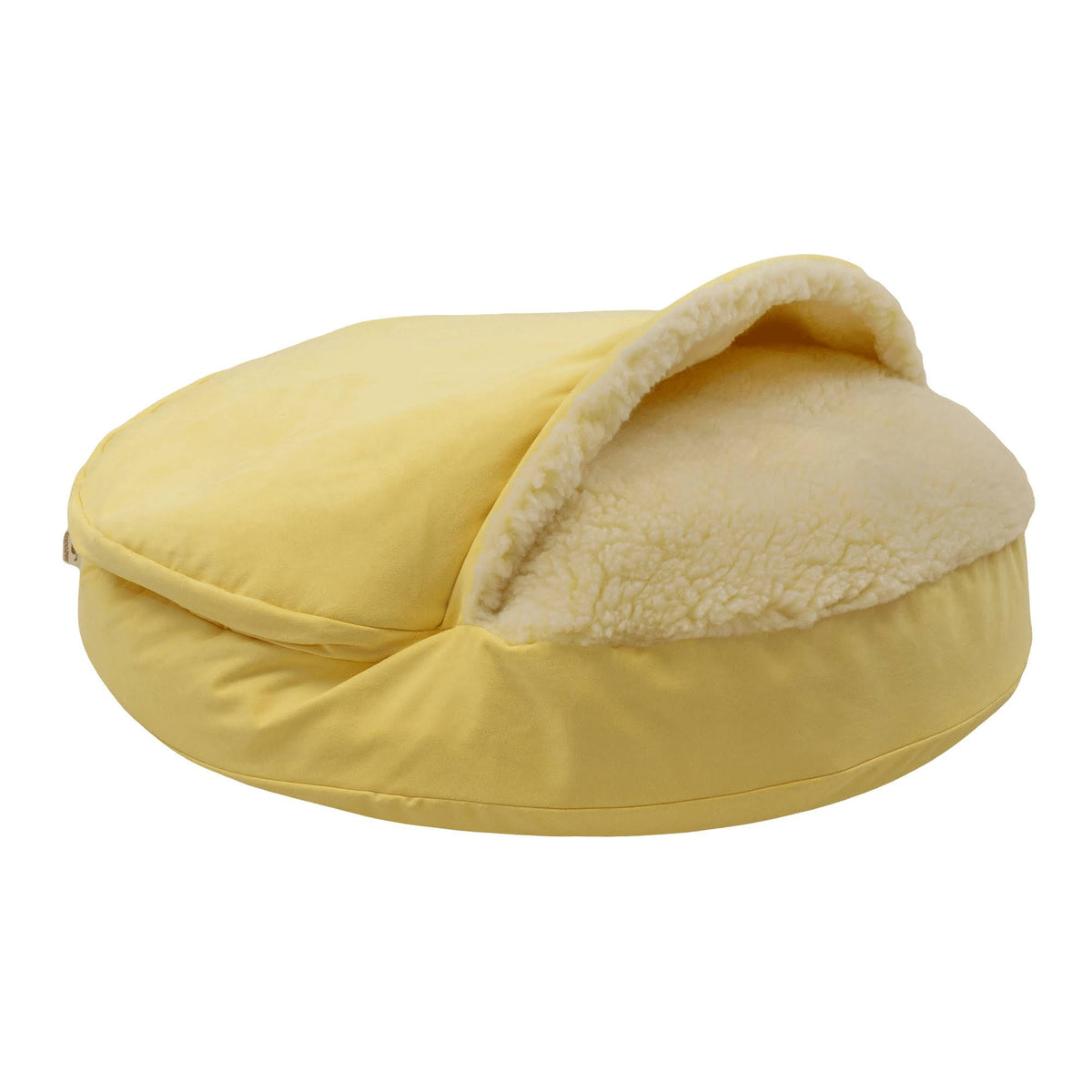 Lemon Micro Suede Pet Bed M934