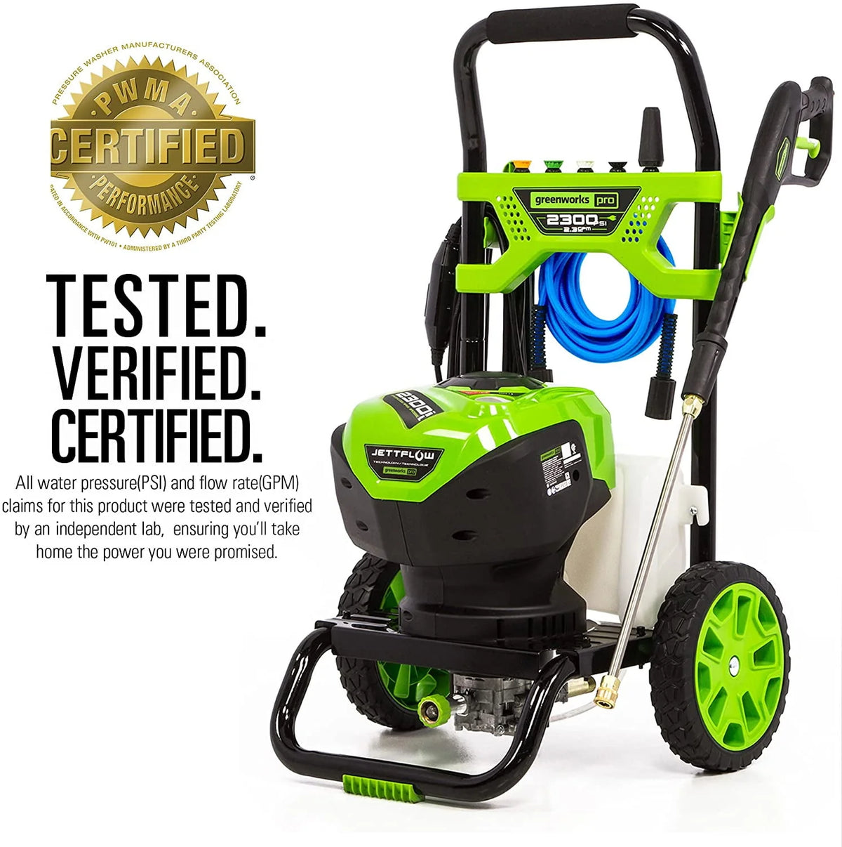 2300-PSI 14 Amp 2.3-GPM Brushless Pressure Washer B9300