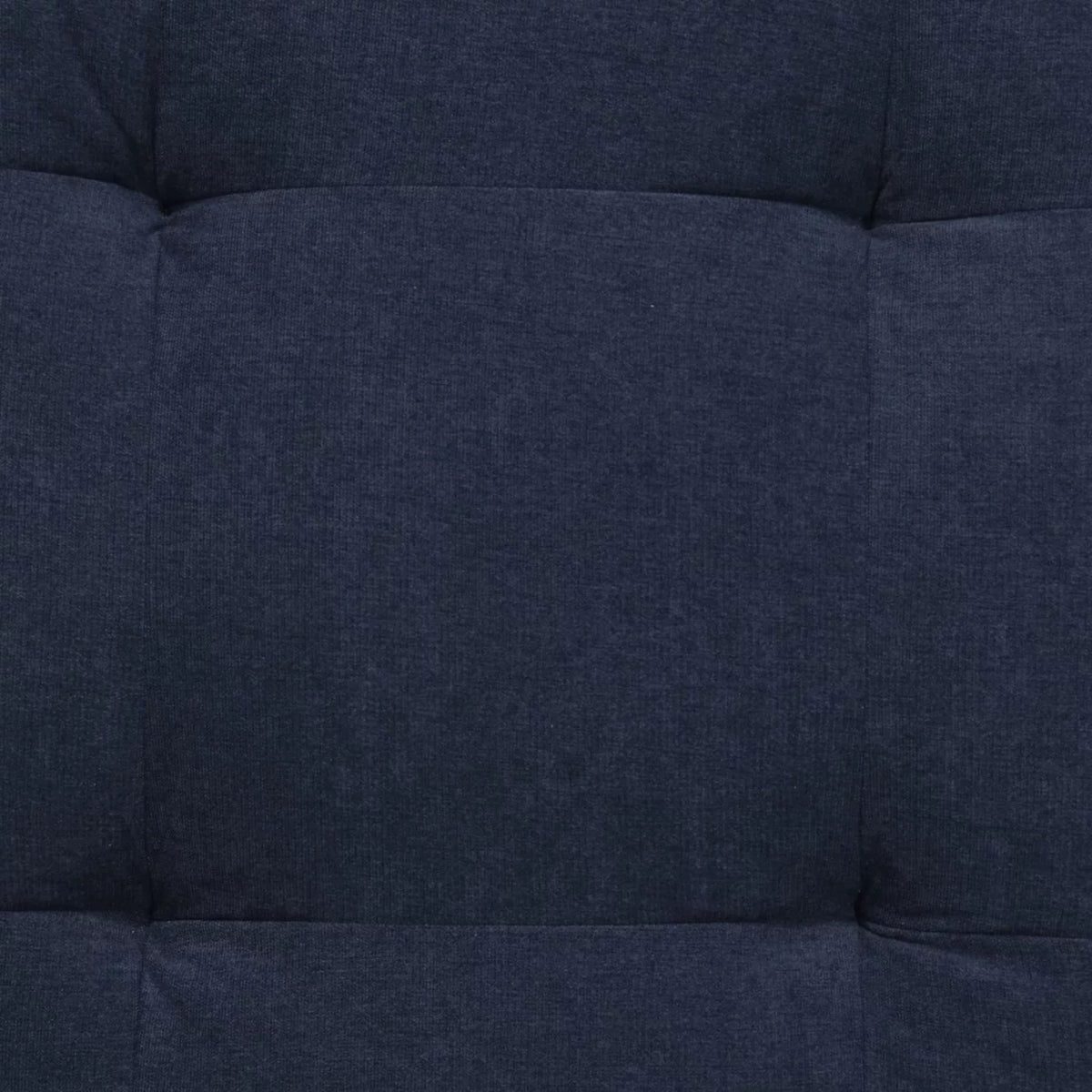 Navy Blue And Cream Fabric Armless Accent Chair Y7063