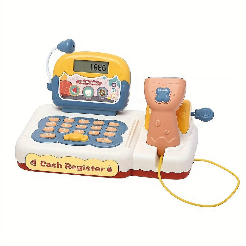 Kids Toy Cash Register with Scanner Play Food Pretend Play Money U368215