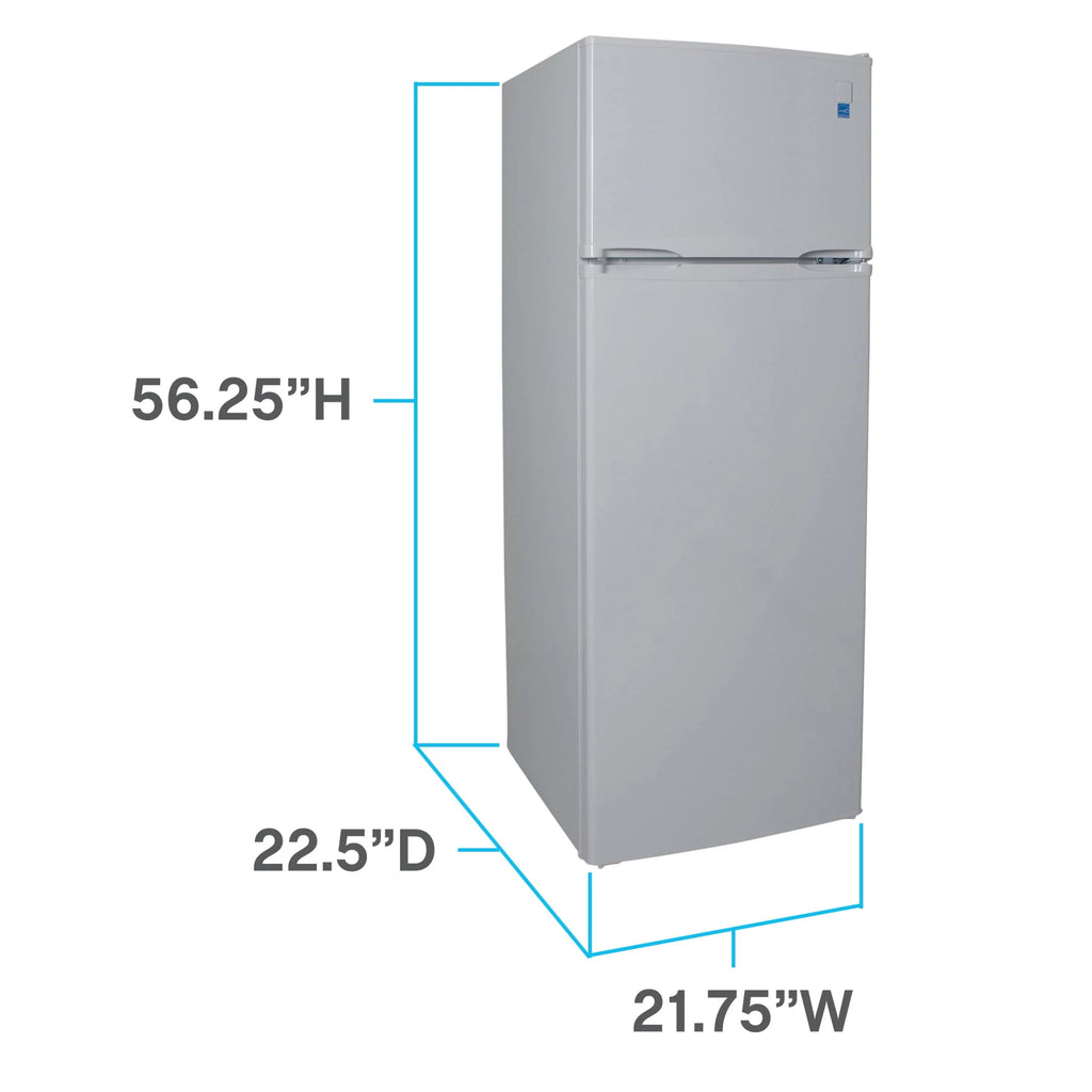 White Top Freezer Refrigerator K892321
