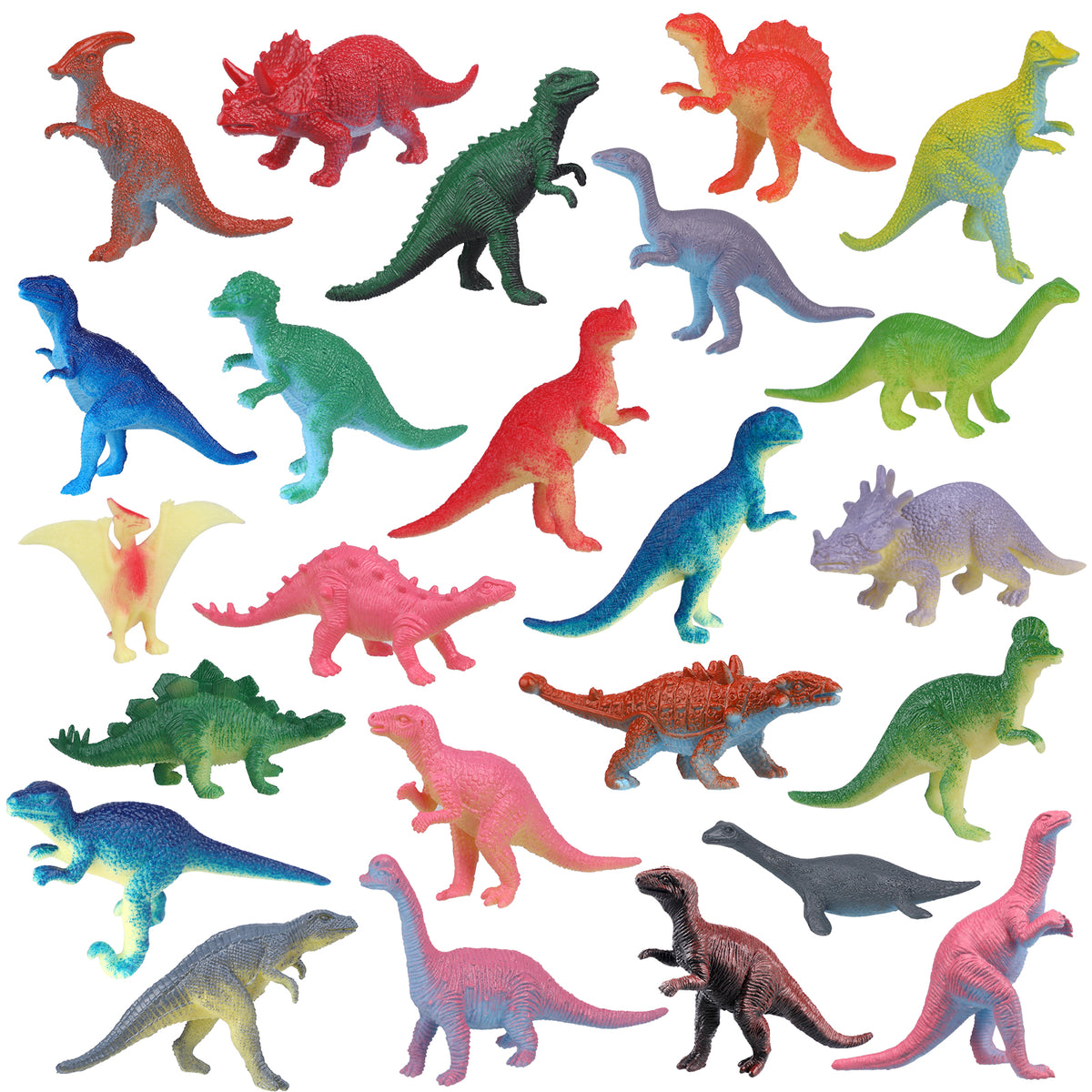 24 Pack Dinosaur Toy Realistic Dino Figure F2060