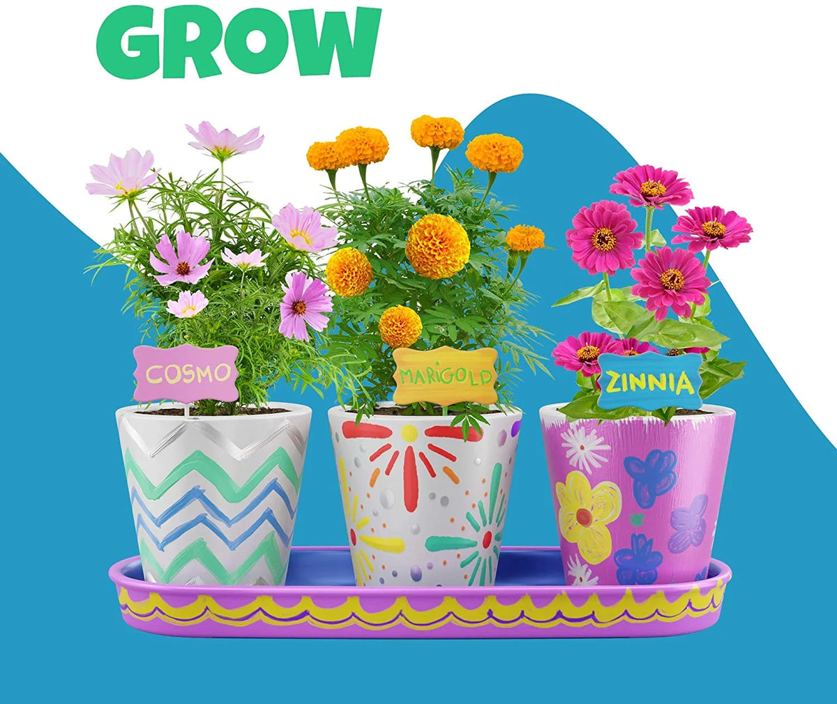 Paint & Plant Stoneware Flower Growing Kit G44941