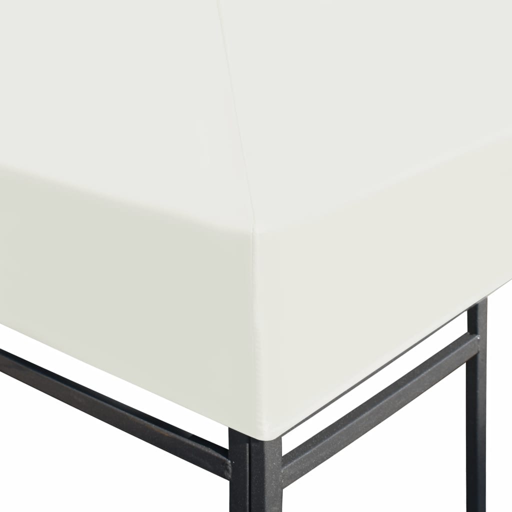Cream White Gazebo Cover 118.1"x118.1" V593