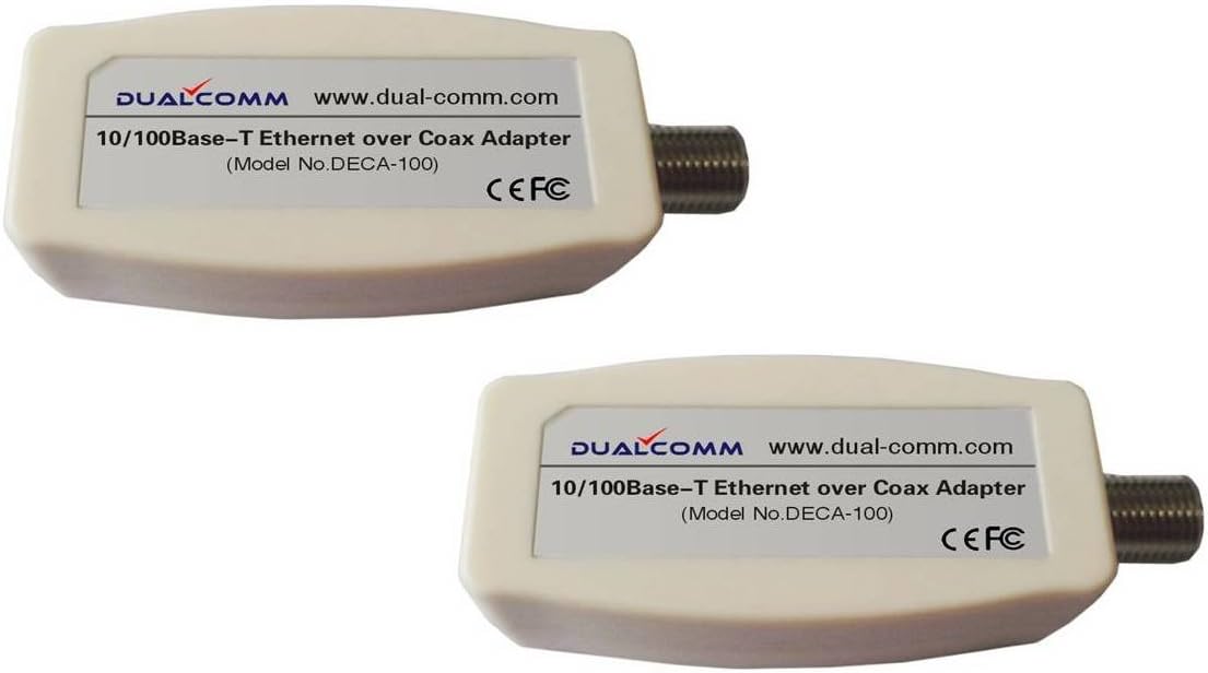 Twin Pack Ethernet Over Coax Adapters V720347