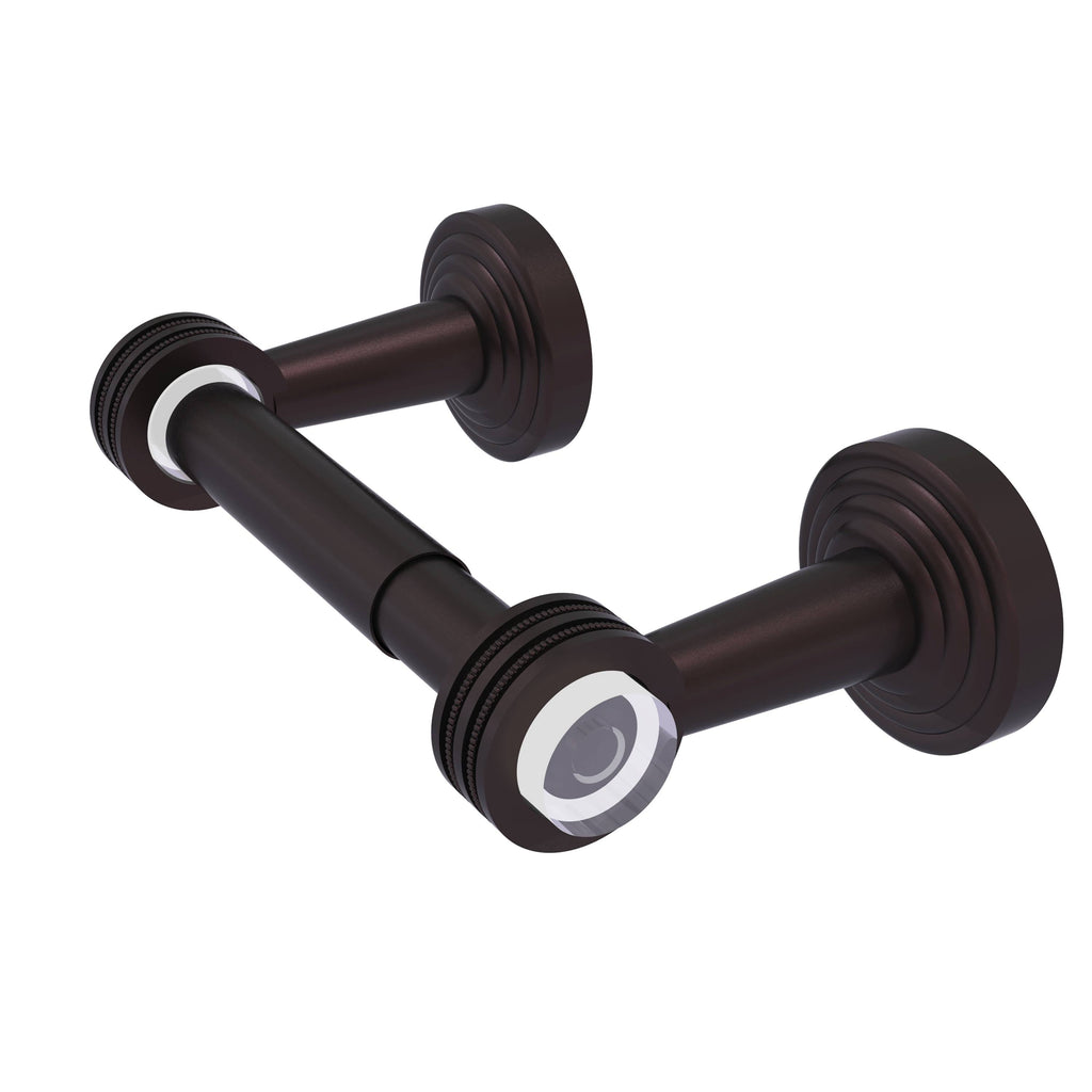 Antique Bronze Two Post Toilet Tissue Holder Q860