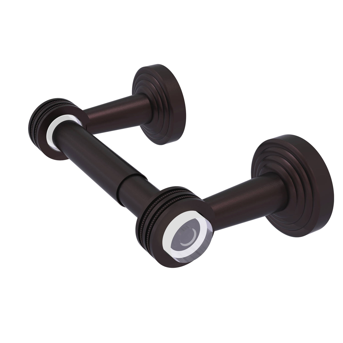 Antique Bronze Two Post Toilet Tissue Holder Q860