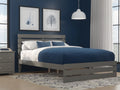 Queen Bed with Footboard and USB Charger M461214