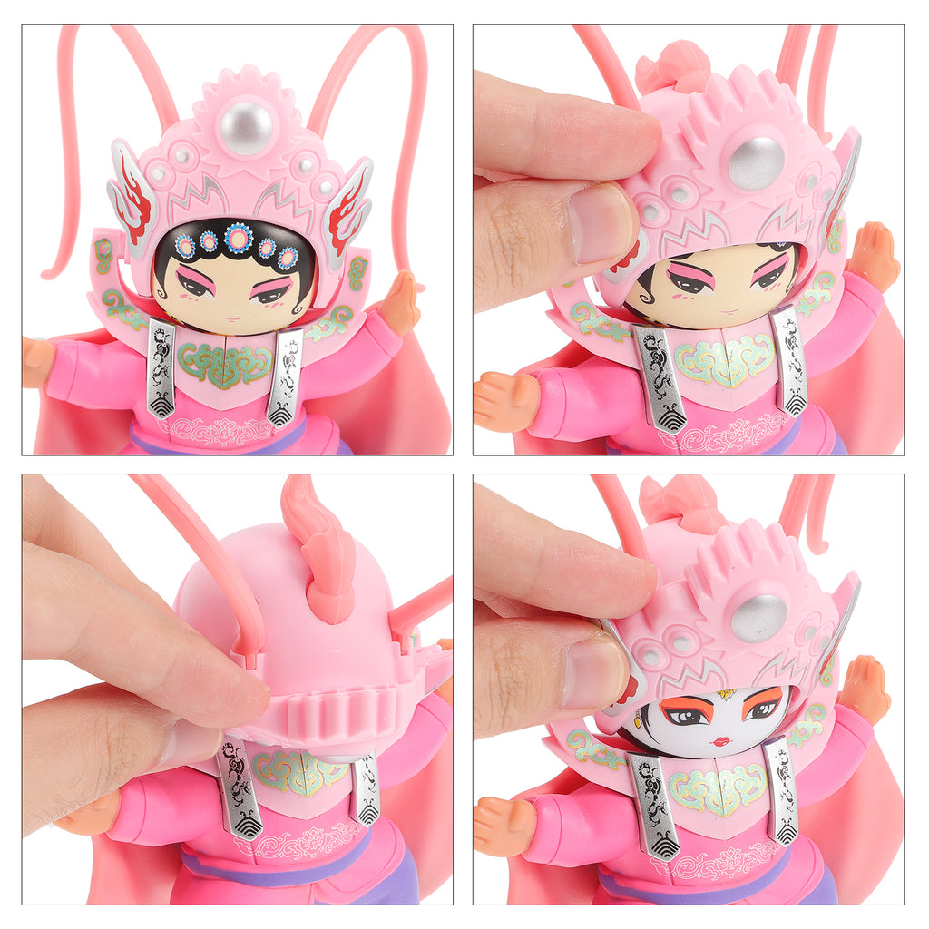 Chinese Ancient Sichuan Opera Face Changing Doll Ornament E404