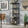 4-Shelf Metal & Wood Bookcase Q9641
