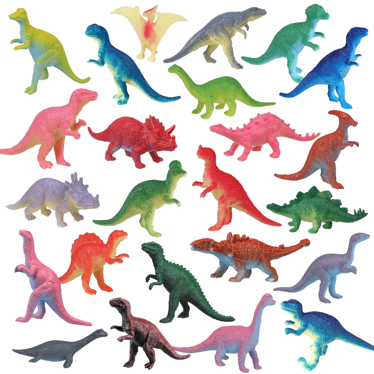 24 Pack Dinosaur Toy Realistic Dino Figure F2060