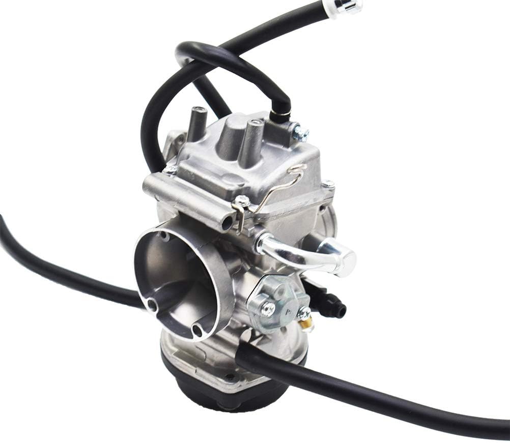 Carburetor with Fuel Valve Petcock for Suzuki LTZ400 Quad ATV 2003-2007 Pack of 2 D9482