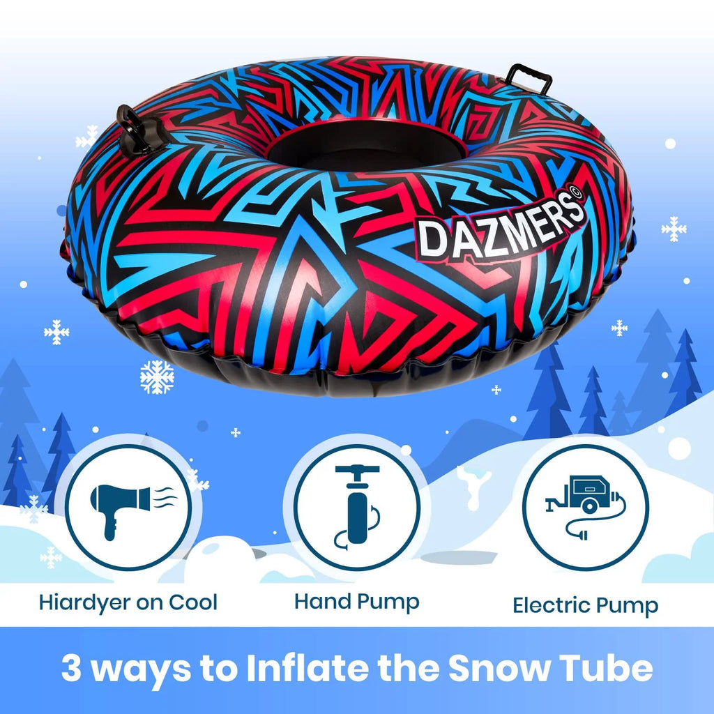 Inflatable Snow Tube with Reinforced Handles W917