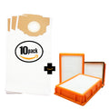30 Replacement Vacuum Bags & 3 HEPA Filter K437389