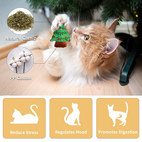 6 Pcs Catnip Plush Cat Toys Z463