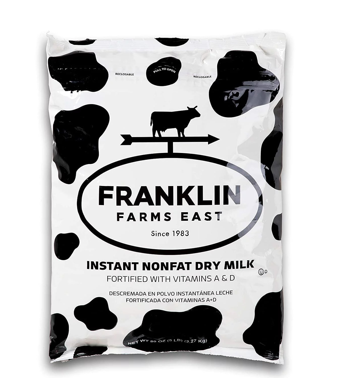 Instant Nonfat Dry Milk 5 Pound Bag R8284