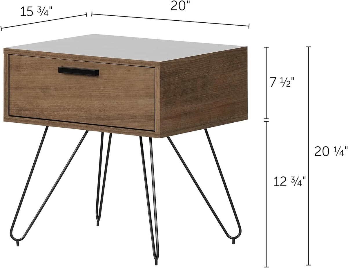 Dark Wood End Table S322680