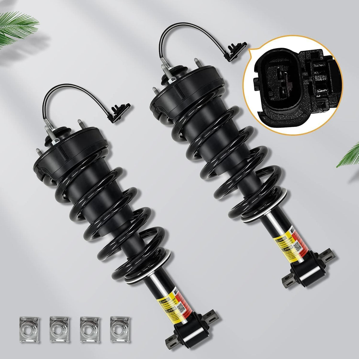 Front Shock Absorbers 2PCS Magnetic Struts Assembly W57736