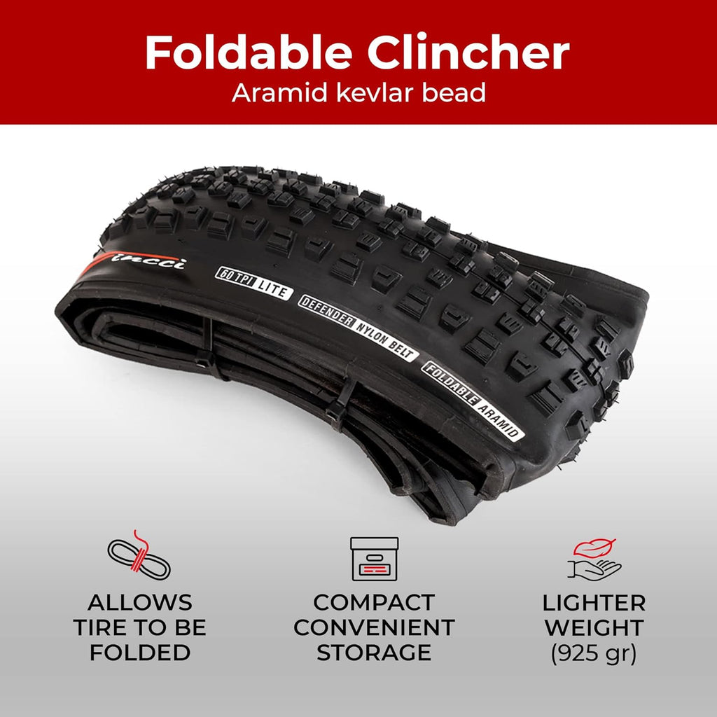 Pair 29 x 2.25 Inch 57-622 Foldable 60 TPI Nylon Protection Tires D9919