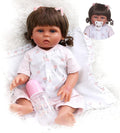 22 inch Realistic Reborn Baby Doll with Curly Brown Hair Z38780