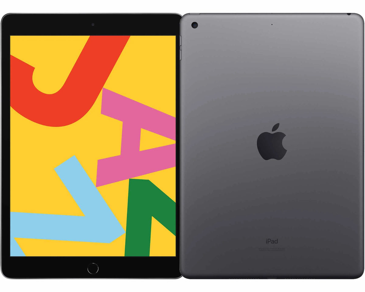 Restored Apple iPad 7th Gen 10.2-inch, 32GB, Space Gray Wi-Fi/Cellular (Refurbished) D51262