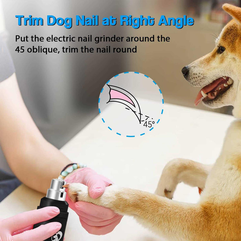 2-Speed Electric Rechargeable Pet Nail Grinder U646025