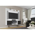 White/Black Floating Entertainment Center W63877