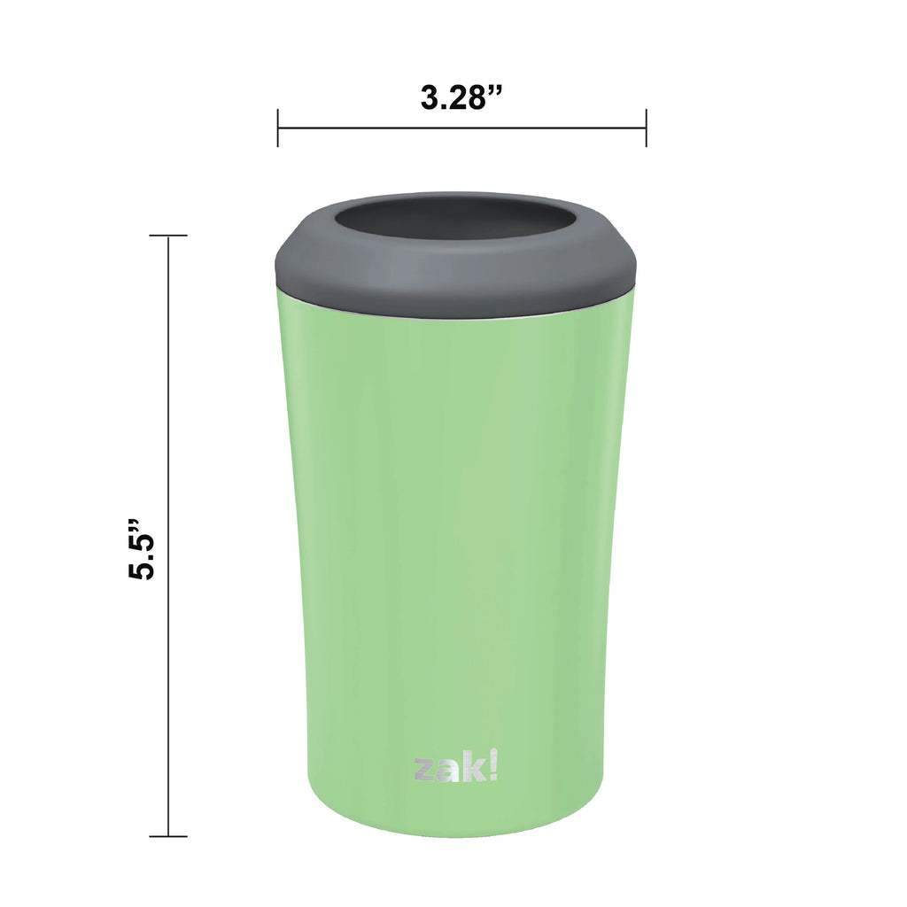 Pistachio Double Wall Stainless Steel Can and Bottle Cooler O370699
