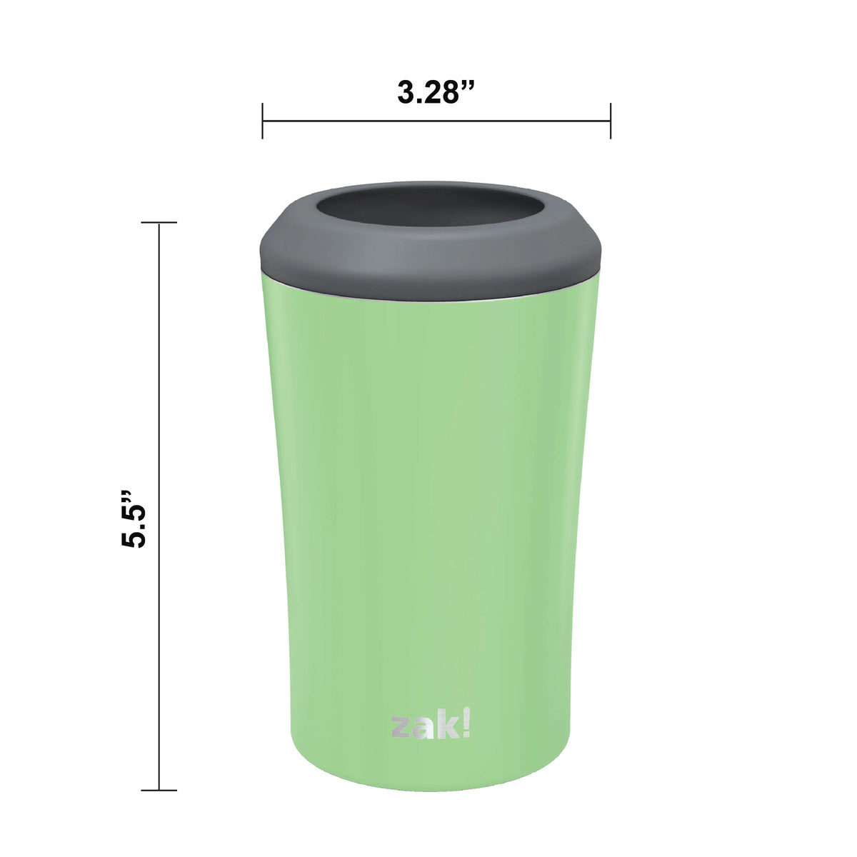 Pistachio Double Wall Stainless Steel Can and Bottle Cooler O370699
