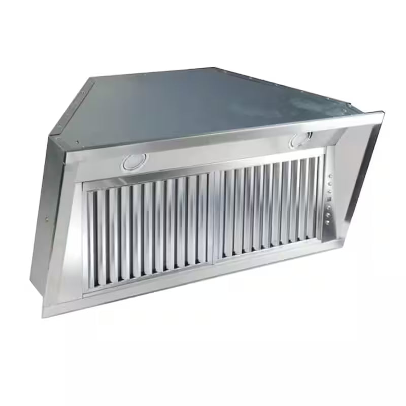 28 in. 700 CFM Ducted Range Hood Insert with Remote Blower in Stainless Steel F53130