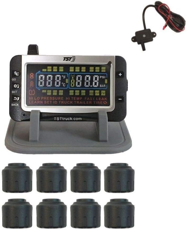 Tire Pressure Monitor with 8 Cap Sensors and Color Display U647