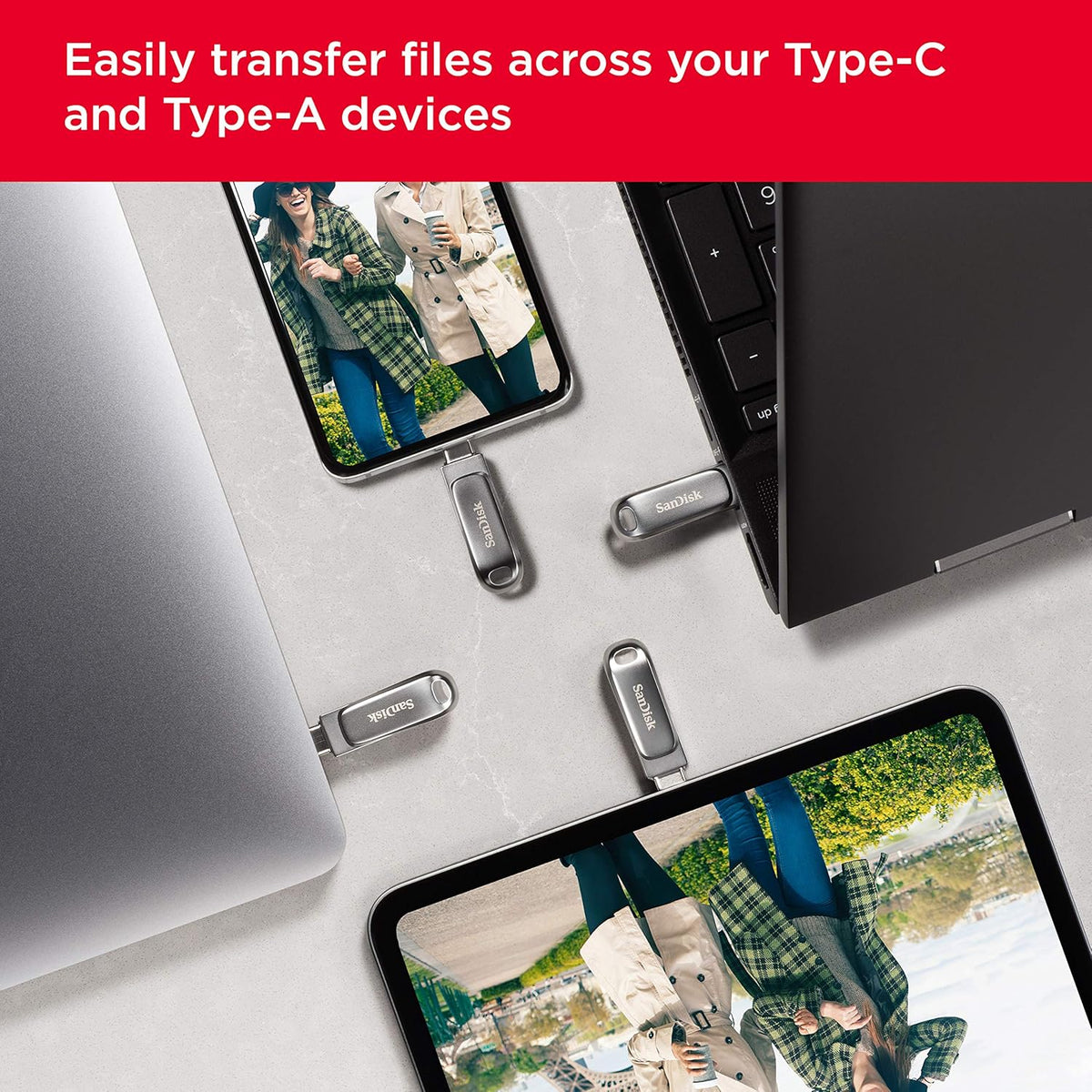 512GB USB Type-C Dual Drive Pack of 2 D9832