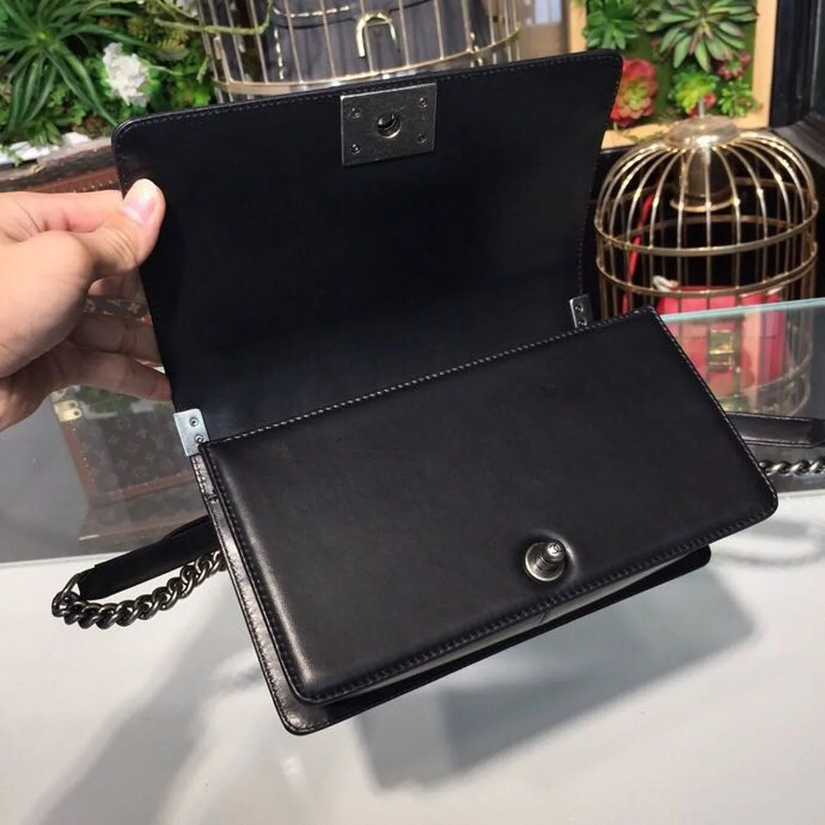 Black Shoulder And Crossbody Handbag X533378